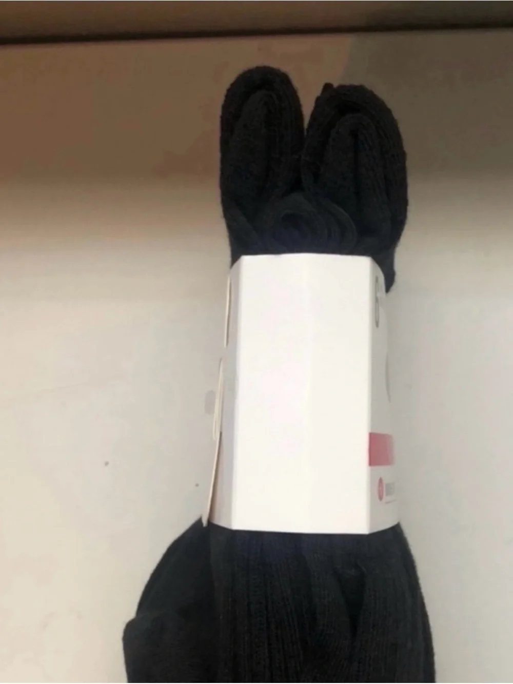 New Champion Socks Men’s 6 Pair Black Crew Socks Athletic Casual Activewear